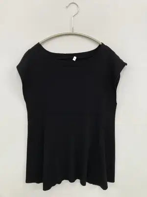 Tシャツ/カットソー/トップス/ブラック/M