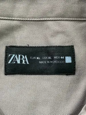 ZARA/ザラ/シャツ/ブラウス/トップス/ブラウン/XL