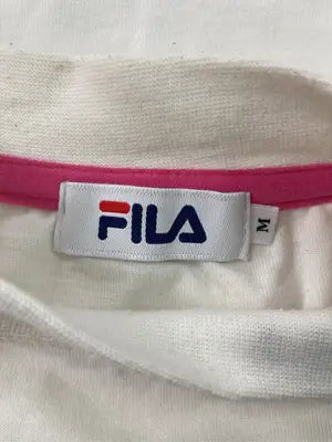 FILA/フィラ/Tシャツ/カットソー/トップス/アイボリー/M
