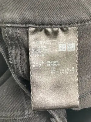 UNIQLO/ユニクロ/チノパンツ/パンツ/ブラック/L    ウエスト69～75cm    ヒップ94～100cm