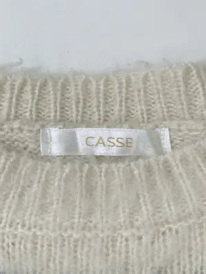 CASSE/ニット/セーター/トップス/アイボリー/M