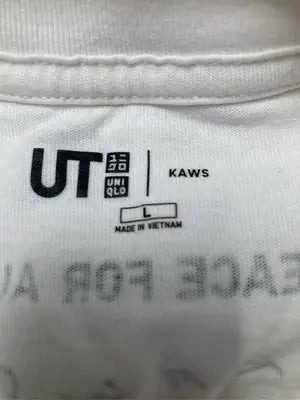 UNIQLO/ユニクロ/Tシャツ/カットソー/トップス/ホワイト/L