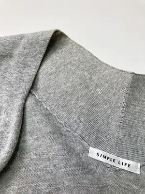 SIMPLE LIFE/シンプルライフ/カーディガン/ボレロ/トップス/グレー