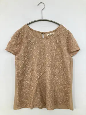 Andemiu/アンデミュウ/Tシャツ/カットソー/トップス/ベージュ