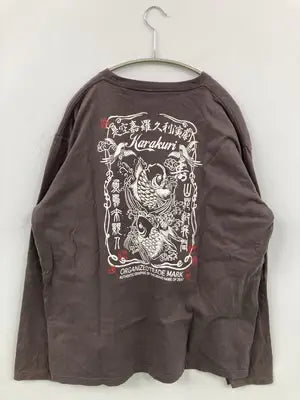 Tシャツ/カットソー/トップス/グレー/3L