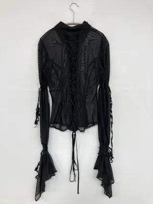 EXPRESS/エクスプレス/シャツ/ブラウス/トップス/ブラック/M