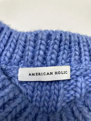 AMERICAN HOLIC/アメリカンホリック/ニット/セーター/トップス/ブルー/160/84A