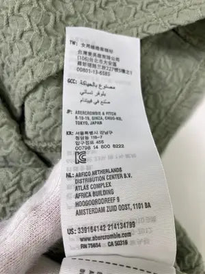 HOLLISTER/ホリスター/Tシャツ/カットソー/トップス/カーキ/M