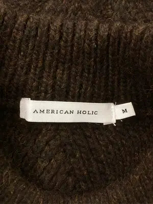 AMERICAN HOLIC/アメリカンホリック/ニット/セーター/トップス/ブラウン/M