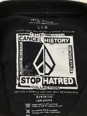 VOLCOM/ボルコム/Tシャツ/カットソー/トップス/ブラック/L