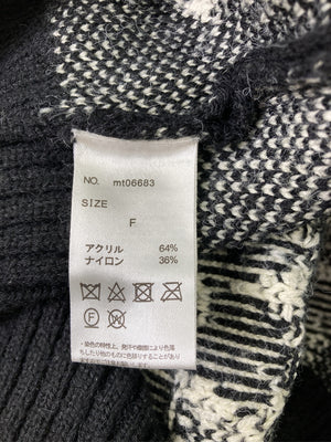 ニット/セーター/トップス/ブラック/F