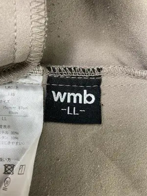 wmb/ダブリューエムビー/スラックス/パンツ/ベージュ/LL