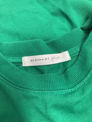As know as plus/アズノゥアズプラス/Tシャツ/カットソー/トップス/グリーン/F