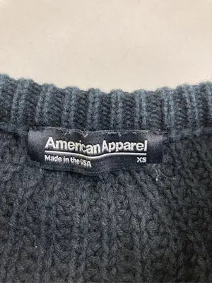 American Apparel/アメリカンアパレル/ニット/セーター/トップス/ブラック/XS