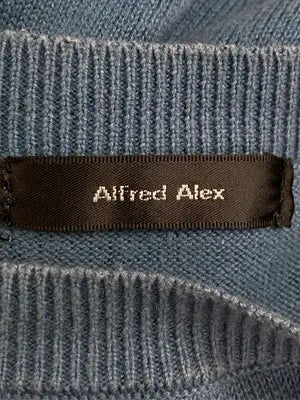 alfred alex/アルフレッドアレックス/ニット/セーター/トップス/ブルー/L