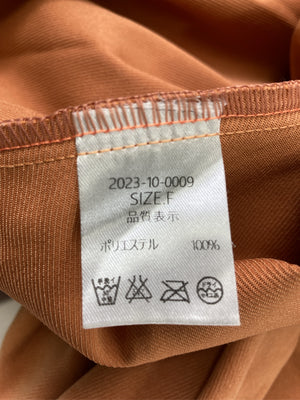 UNE MANSION/ウメマンション/シャツ/ブラウス/トップス/オレンジ/F