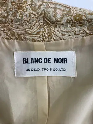 BLANC DE NOIR/ノーカラージャケット/ジャケット/アウター/ベージュ/9AR