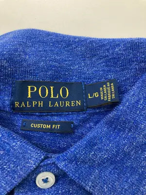 Polo Ralph Lauren/ポロラルフローレン/ポロシャツ/トップス/ブルー/L