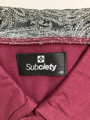 Subciety/サブサエティ/ポロシャツ/トップス/レッド/M