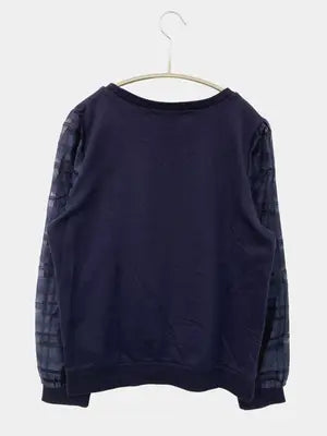 Anne Basket/Tシャツ/カットソー/トップス/ネイビー/L