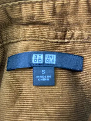 UNIQLO/ユニクロ/シャツワンピース/ワンピース/ドレス/ブラウン/S