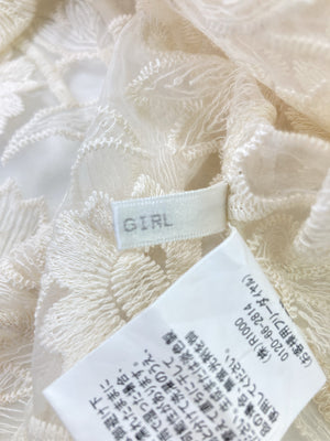 RETRO GIRL/レトロガール/カーディガン/ボレロ/トップス/アイボリー/F