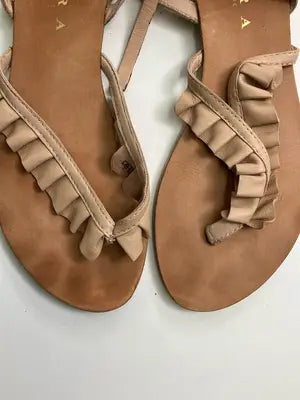 ZARA TRAFALUC/ザラトラファルック/サンダル/シューズ/ベージュ/37