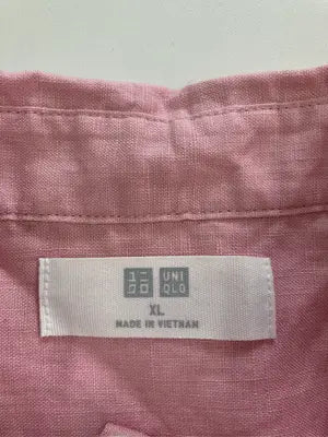 UNIQLO/ユニクロ/シャツ/ブラウス/トップス/ピンク/XL