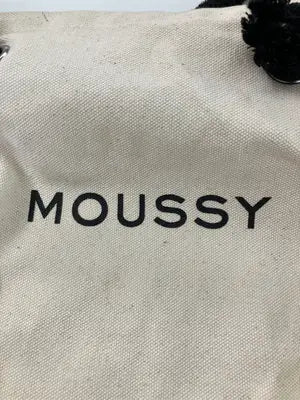 MOUSSY/マウジー/トートバッグ/バッグ/アイボリー