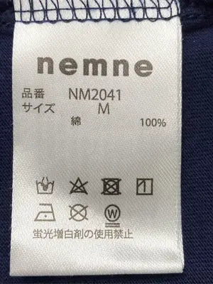 nemne/ネンネ/Tシャツ/カットソー/トップス/ネイビー/M