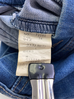 デニムパンツ/パンツ/ブルー/L   ウエスト69～77