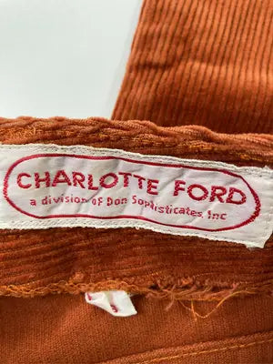 CHARLOTTE FORD/その他パンツ/パンツ/オレンジ