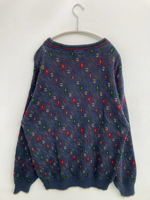 TRADER BAY/ニット/セーター/トップス/ネイビー/L