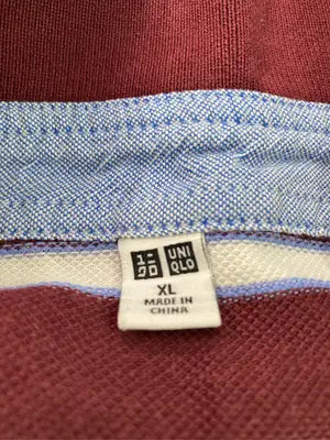 UNIQLO/ユニクロ/ポロシャツ/トップス/レッド/XL