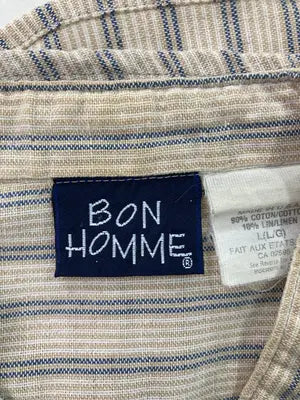 BONHOMME/ボノム/シャツ/ブラウス/トップス/ベージュ/L(L/G)