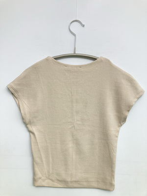 ZARA/ザラ/Tシャツ/カットソー/トップス/ベージュ/EUR S/USA S/MEX 26