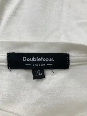 Doublefocus/ダブルフォーカス/Tシャツ/カットソー/トップス/ホワイト/3L