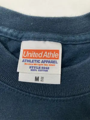 UNITED ATHLE/ユナイテッドアスレ/Tシャツ/カットソー/トップス/ブラック/M