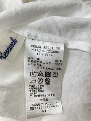 シャツ/ブラウス/トップス/ホワイト/Free