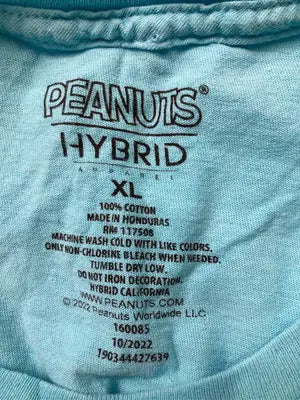 PEANUTS/ピーナッツ/Tシャツ/カットソー/トップス/スカイブルー/XL