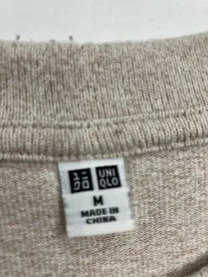 UNIQLO/ユニクロ/Tシャツ/カットソー/トップス/ベージュ/M