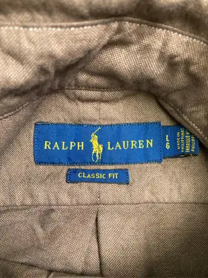 Ralph Lauren/ラルフローレン/シャツ/ブラウス/トップス/ブラウン/L