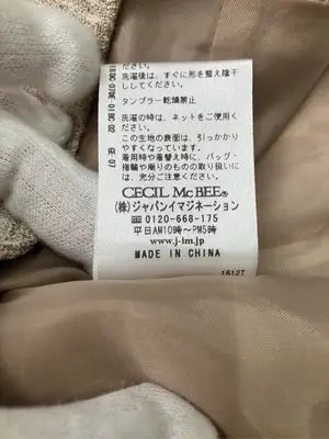 CECIL McBEE/セシルマクビー/その他パンツ/パンツ/ベージュ/M