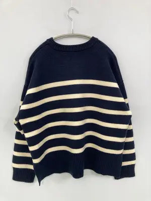 ZARA/ザラ/ニット/セーター/トップス/ネイビー/M
