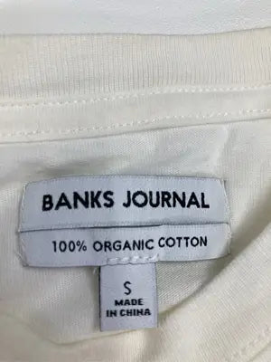 BANKS JOURNAL/バンクスジャーナル/Tシャツ/カットソー/トップス/ホワイト/S