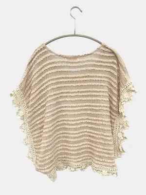 Noble Coton/ノーブルコトン/Tシャツ/カットソー/トップス/ベージュ/M