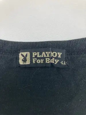 PLAYBOY/プレイボーイ/Tシャツ/カットソー/トップス/ブラック/LL