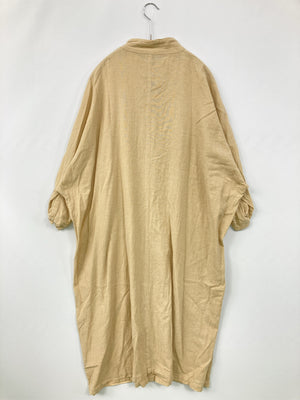 yul/ユル/シャツワンピース/ワンピース/ドレス/ベージュ