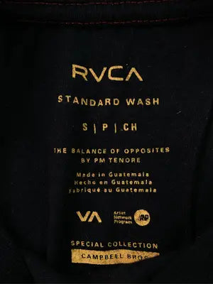 RVCA/ルーカ/Tシャツ/カットソー/トップス/ブラック/S