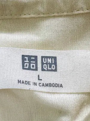UNIQLO/ユニクロ/シャツ/ブラウス/トップス/ホワイト/L